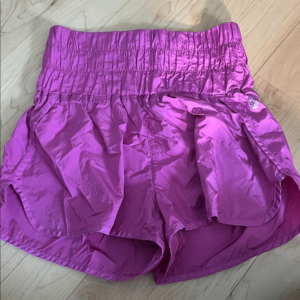 Hot Pink Free People Movement Running Shorts